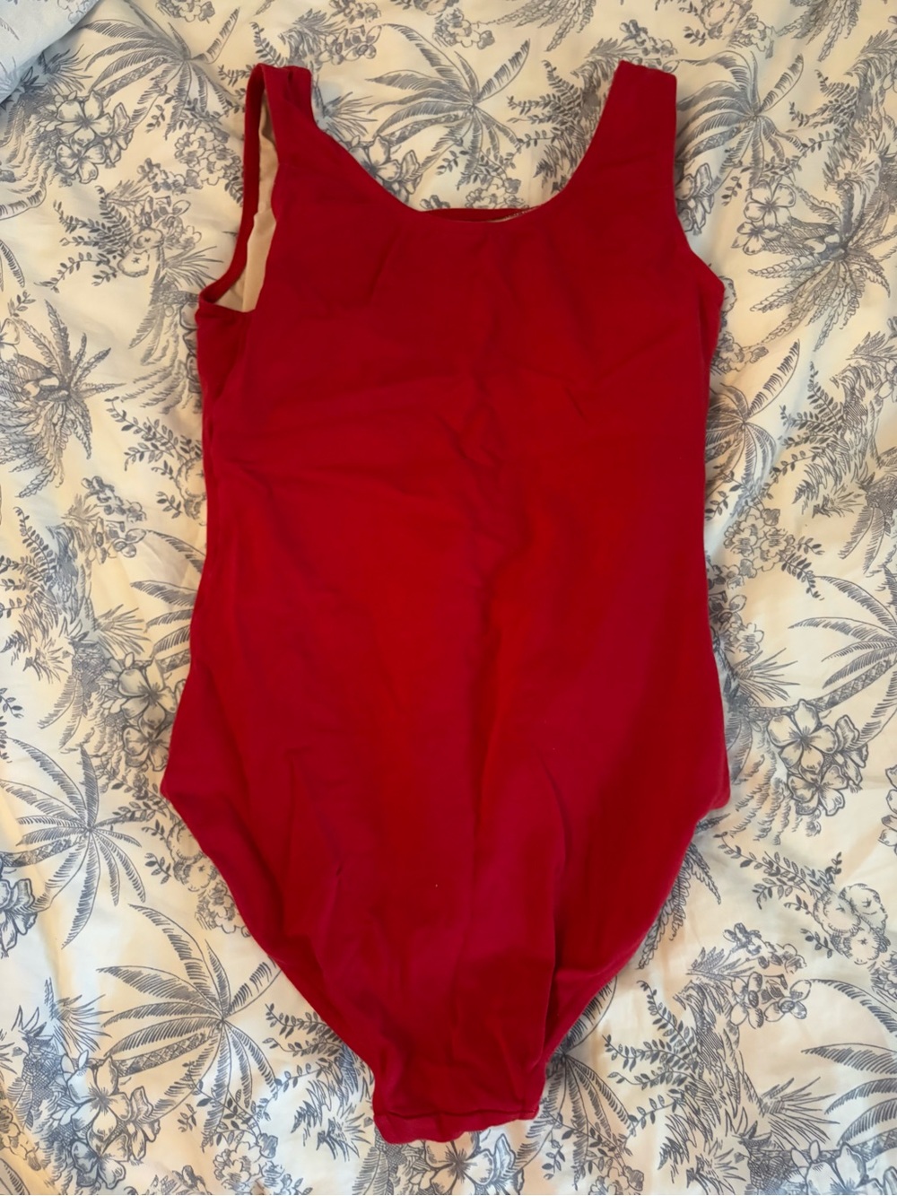 Women’s Red Dance leotard